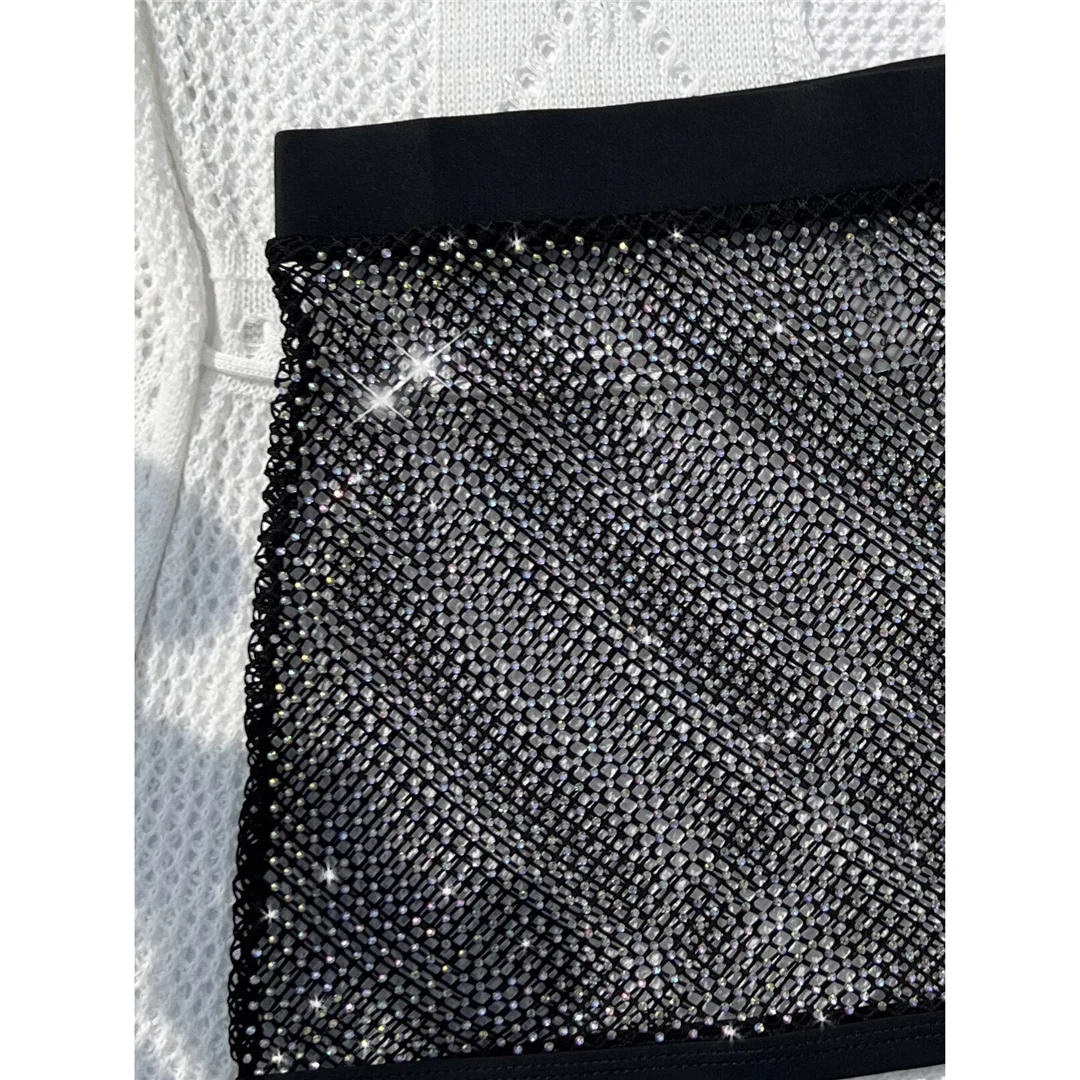 3-teiliger Badeanzug mit ausgeschnittenem Rock, Neckholder-Bikini, Damen-Badebekleidung, dreiteiliges Bikini-Set, Badeanzug, Badebekleidung, Schwimmanzug V5496 – Detail 16
