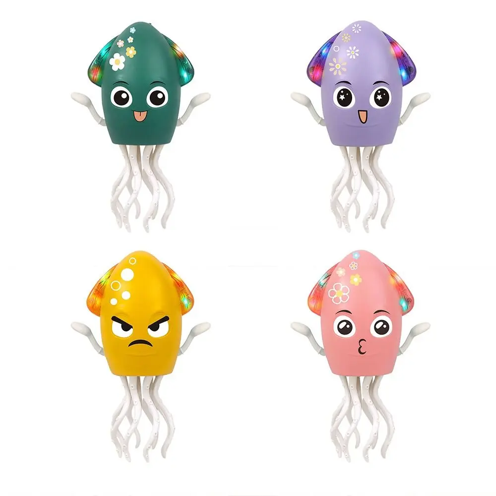 魔法の踊るタコのおもちゃ自動障害物回避 8 爪ねじりパズル電気玩具ダイナミックな音と光