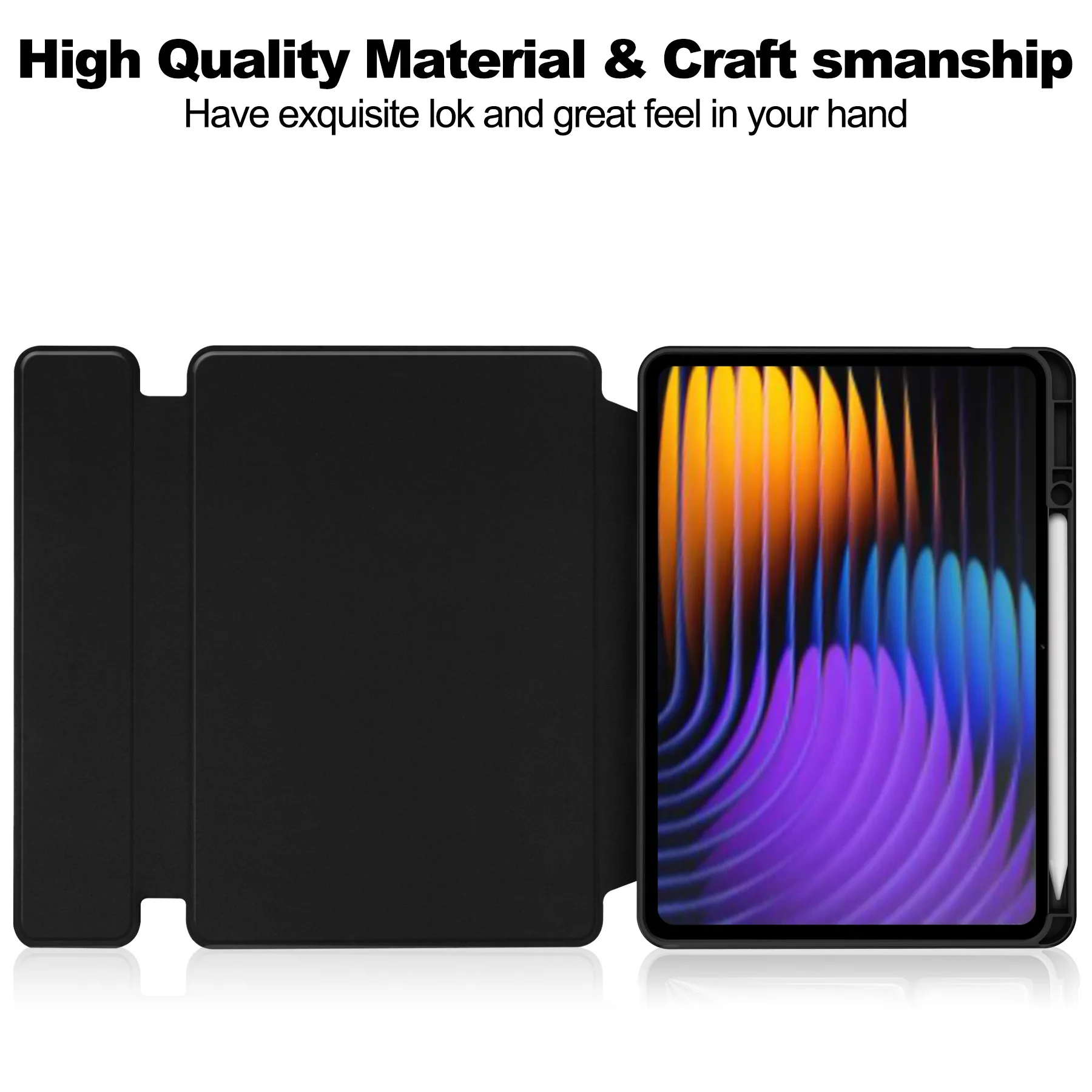 Transparent 360° Rotary Wireless Keyboard Case for Xiaomi Mi Pad 7 Pro Tablet Protective 11.2 Inch Shell Cover image 4