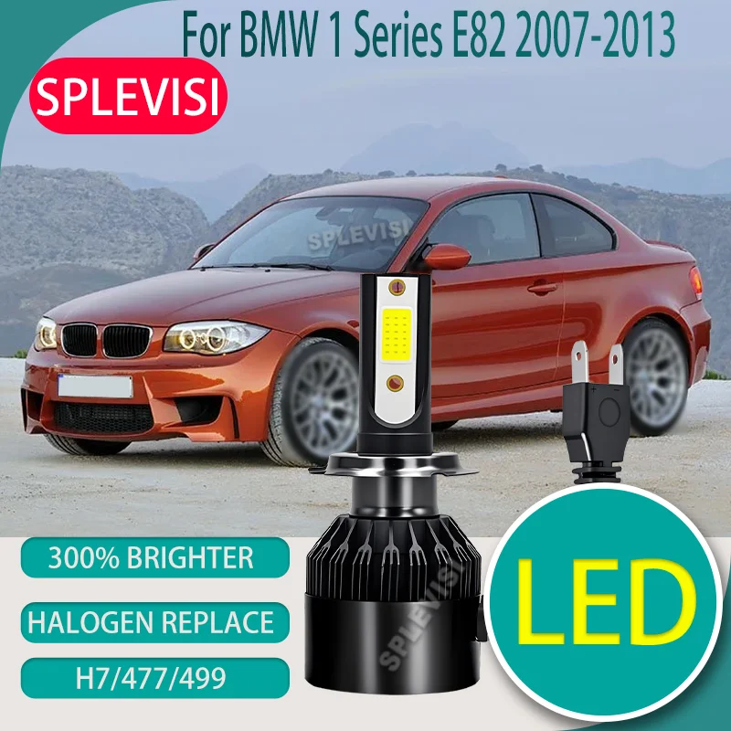 

LED Reliable Car Headlight Hi Lo Beam Halogen Replace 300% Brighter For BMW 1 Series E82 2007 2008 2009 2010 2011 2012 2013
