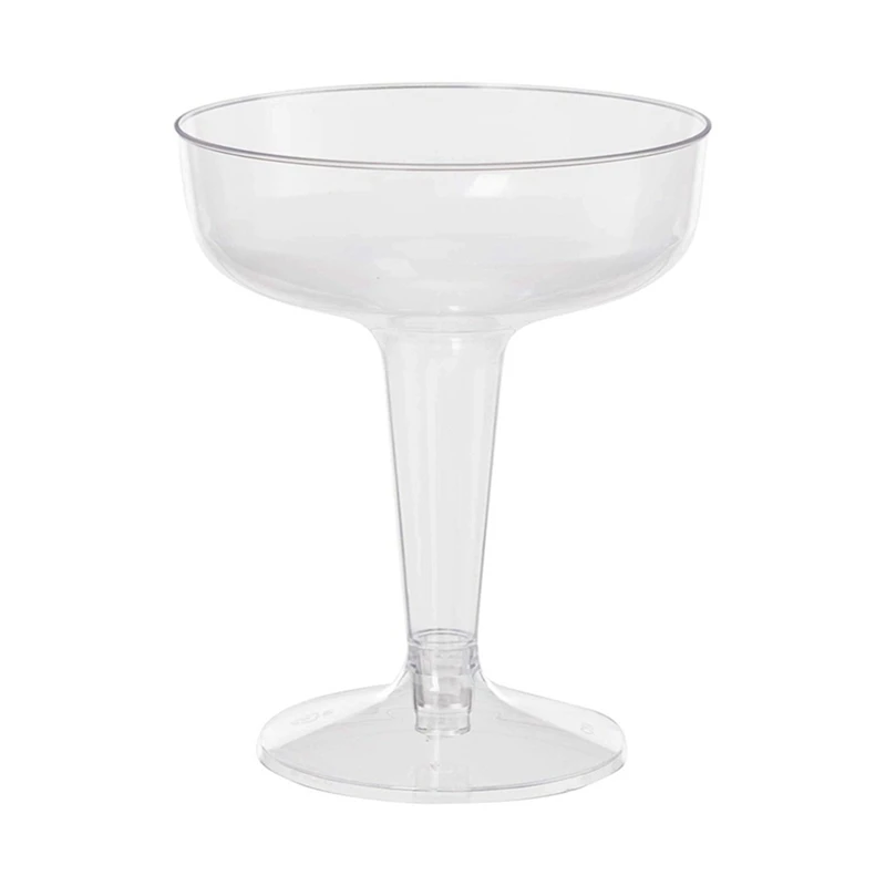 New Plastic Champagne Flutes Disposable - 100Pcs Clear Plastic Champagne Glasses For Parties Clear Plastic Cup