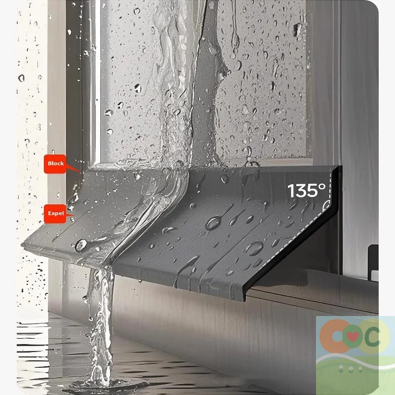 50 cm Hause Fenster Wasser Blockieren Bar Schiebefenster Regen Dichtungs Balkon Isolierung Winddicht Dichtung Streifen Blinkende Bord