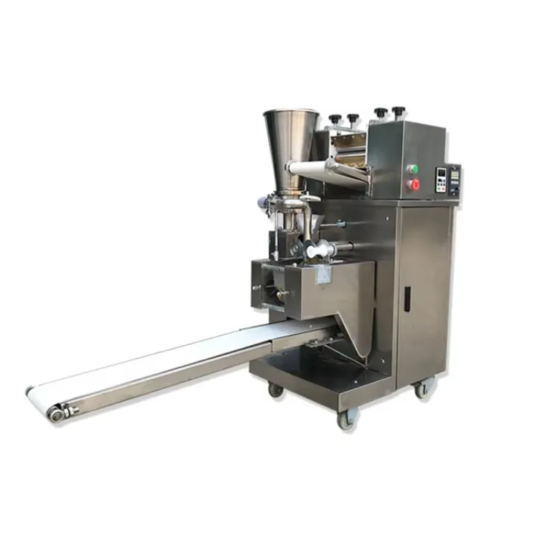 حار بيع الفولاذ المقاوم للصدأ الصين آلة صنع السمبوسك الكهربائية Gyoza زلابية صنع آلة تشكيل Gyoza #3