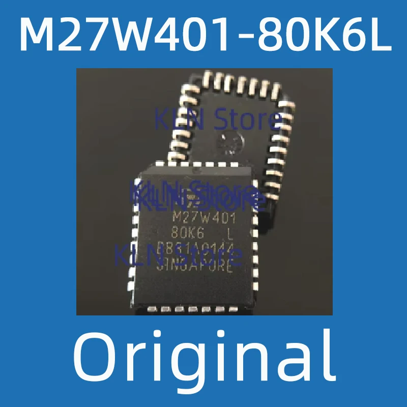 1-3pcs M27W401-80K6L PLCC32 M27W401 80K6L original