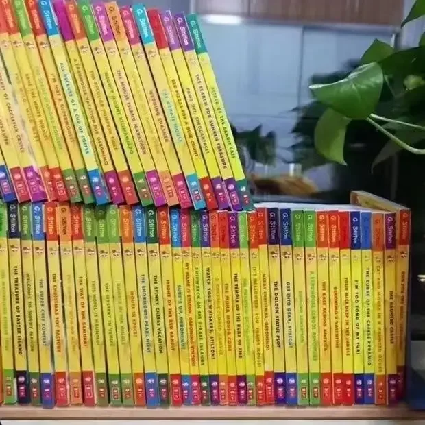 10 livros de Mouse Reporter versão em inglês 80 livros para escolher 10 livros Geronimo Stilton Livro de ponte de capítulo original em inglês