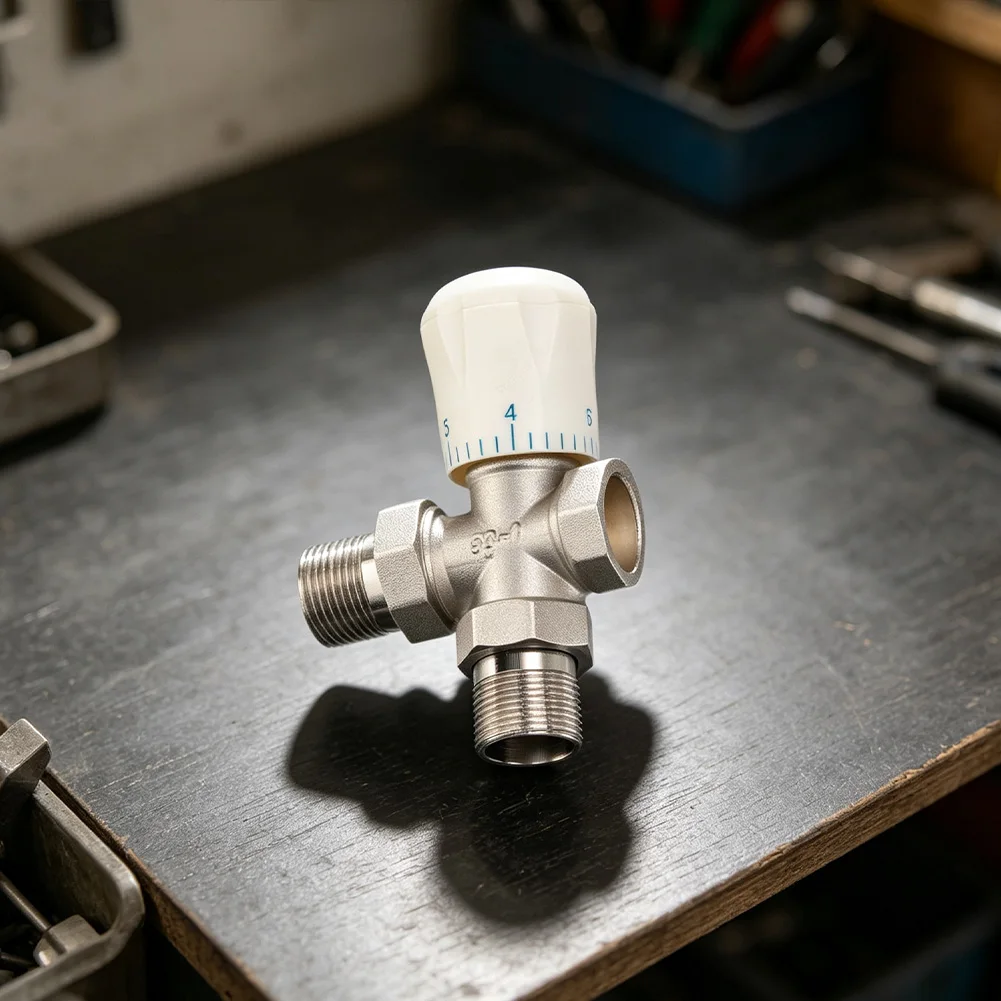 Manual Copper Thermostatic Radiator Valve For Precise Temperature Control In Heating Systems, Home Improvement Accessories