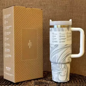 Mug xe hơi bị cô lập, 30oz 40oz, cho stanley, tường đôi, nhiệt, lạnh, kính du lịch và nắp rơm, thép không gỉ 8 Cup Kiểu Stanley Sales Sales - №8
