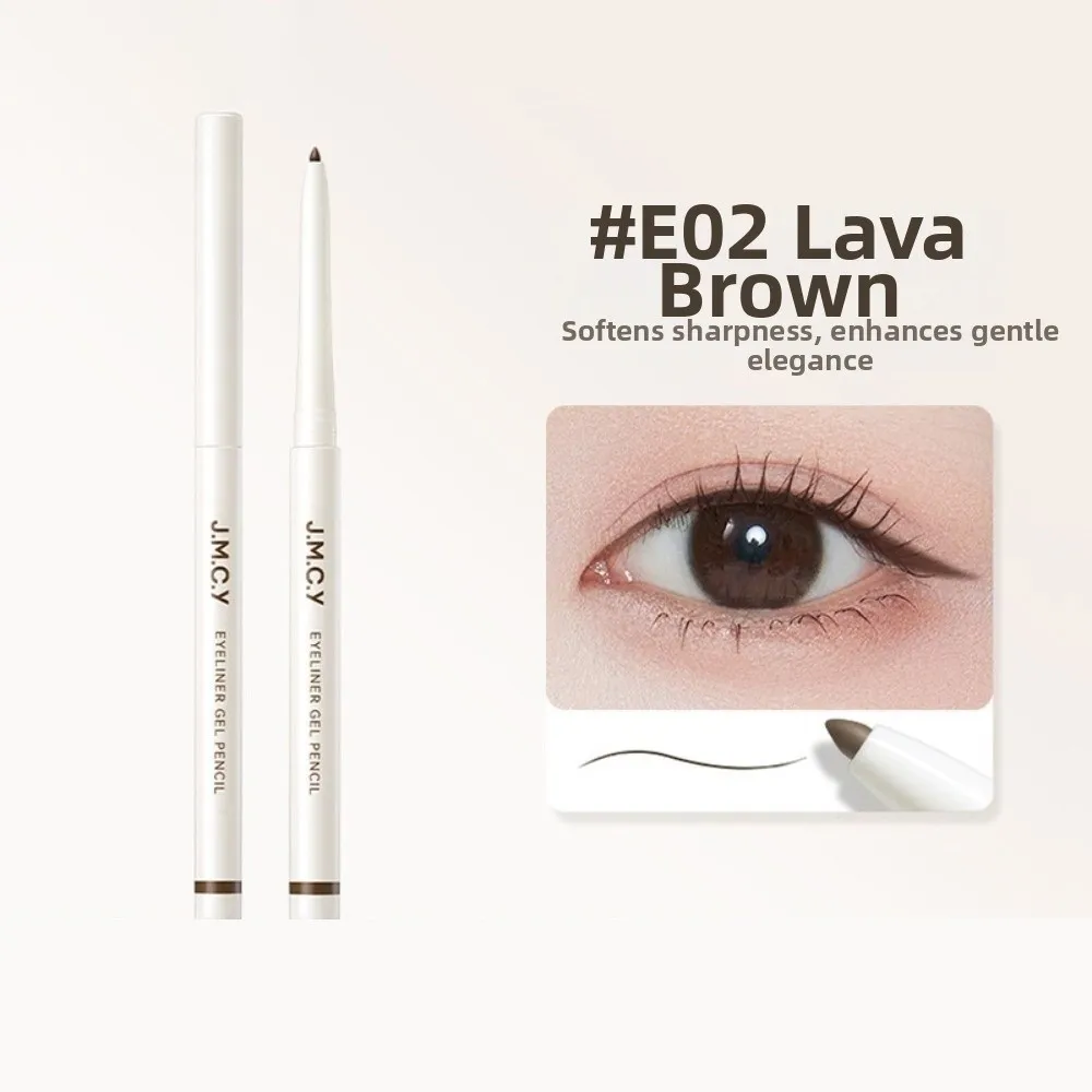 New 2-in-1 Gel Eyeliner Color-Locking Long-Lasting Smudge-proof Eyeliner Smooth Waterproof Eyeliner Tools