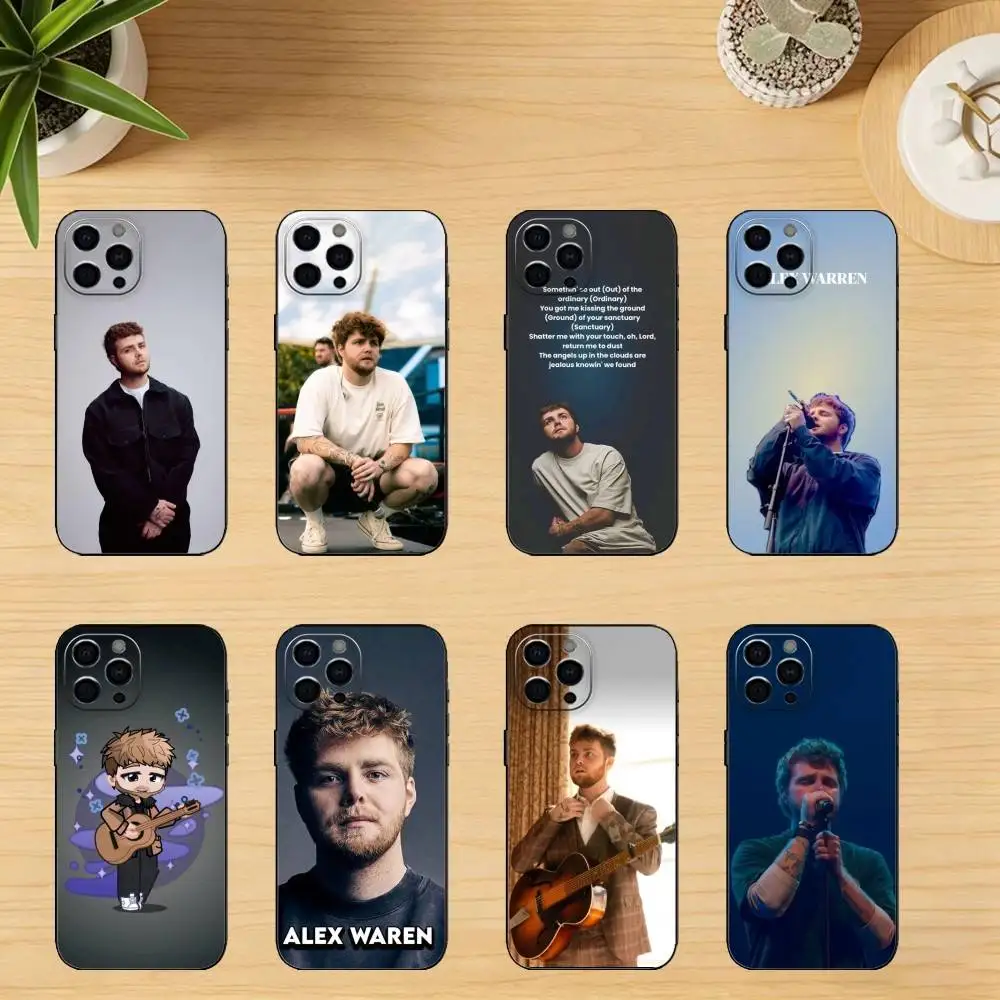 

Singer Alex W-Warren Ordinary Phone Case Silicone black Soft For IPhone 17,16,15,14,13,12,11,SE,Plus Pro Max