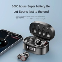 HiFi Wireless Ear Clip Bone Conduction Headphones Bluetooth Earbuds 5.3 Sporty With Hook For Outdoor Workouts And Activitie