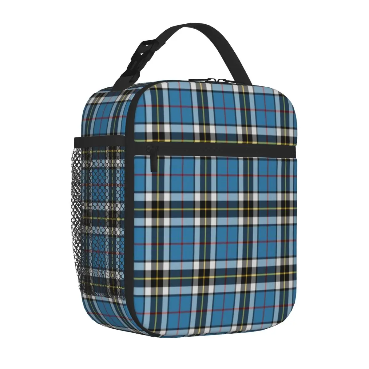 Hot Sale Thompson Blue Dress Tartan Clan Thomson Cute Tartan Travel Style Thermal Tote Errand Run Foldable Lunch Bag