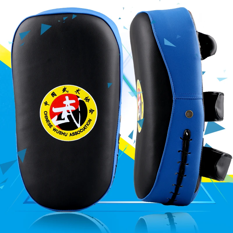 Hot Sale MMA Muay Thai TKD Punching Curve Pads PU Leather Sanda Taekwondo Kick Boxing Foot Hand Feet Arc Target