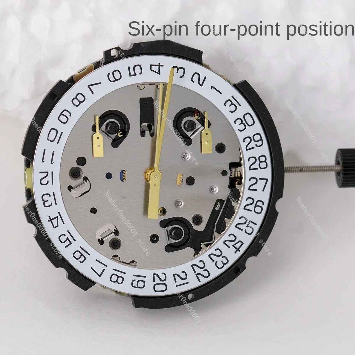 Movement  for ETA G10.212 Quartz 6-pin Positive 4 Position Quartz Movement Replaces G10.211 Movement