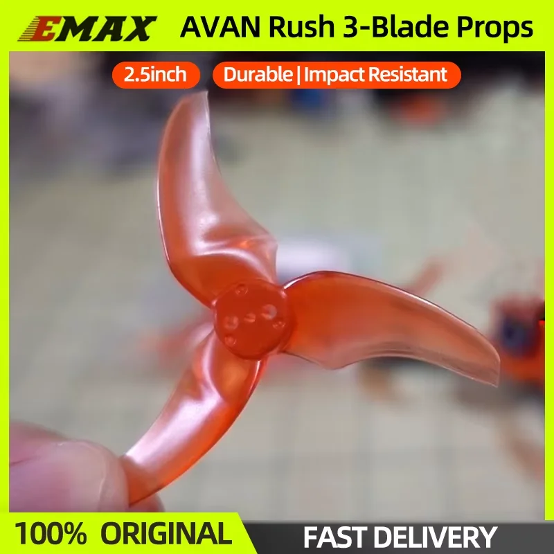 EMAX Avan Rush Propeller 2.5inch 3-Blade CW&CCW PC Props For Emax 1106 Motor 3S/4S Lipo Tinyhawk II Freestyle Drone