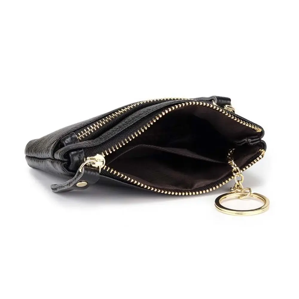 Multi Card Slots Women Short Wallet Hand Clutch Multifunctional Pu Coin Purse Solid Color Portable Small Cowhide Wallets Women