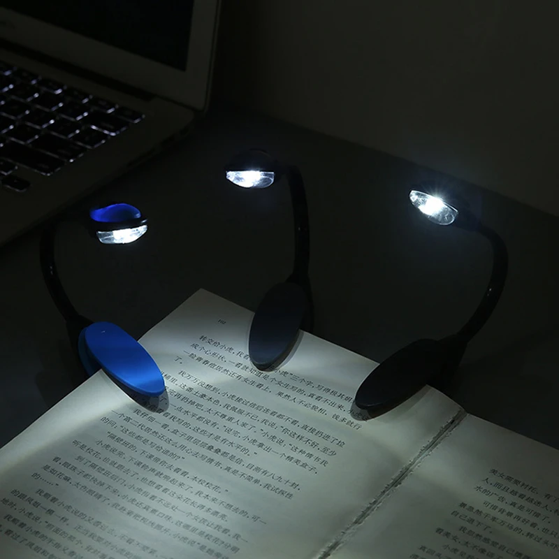 Mini lampe LED Portable Flexible à clipser, idéale pour la lecture, éclairage pour la chambre à coucher, idéale pour la lecture