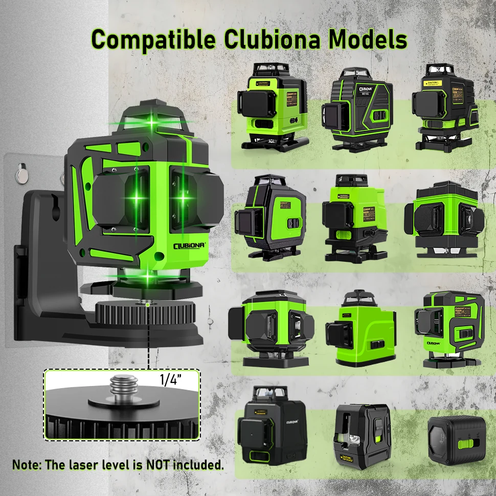 Imagem -06 - Suporte de Nivelamento Universal Super Magnético para Nível a Laser Suporte de Nivelamento de Suporte em l Durável e Conveniente Novo