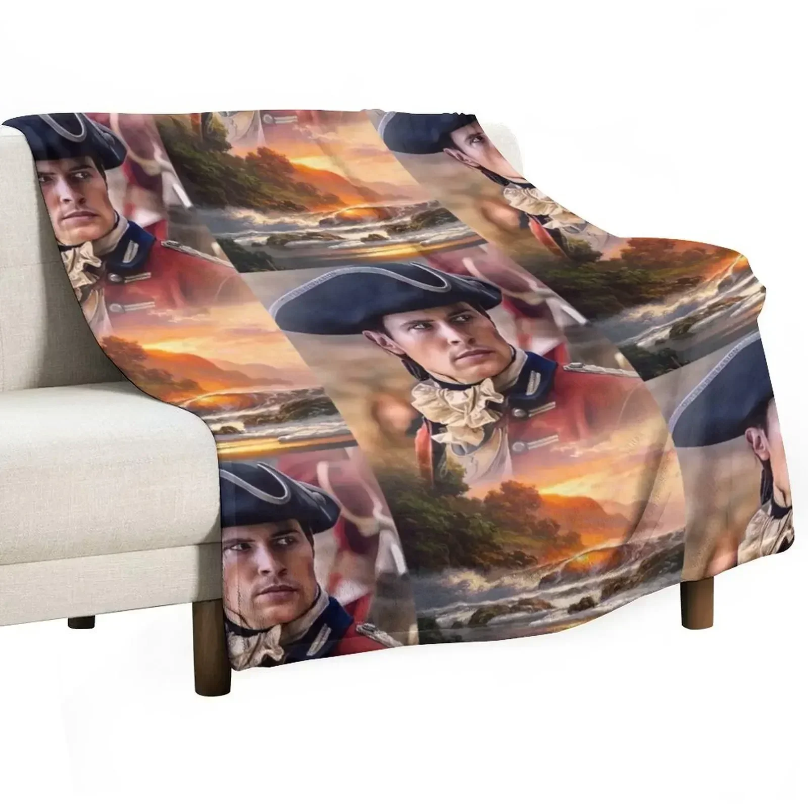 

Lord John Gray Throw Blanket Long Lasting Soft Plush Blanket for Daily Use