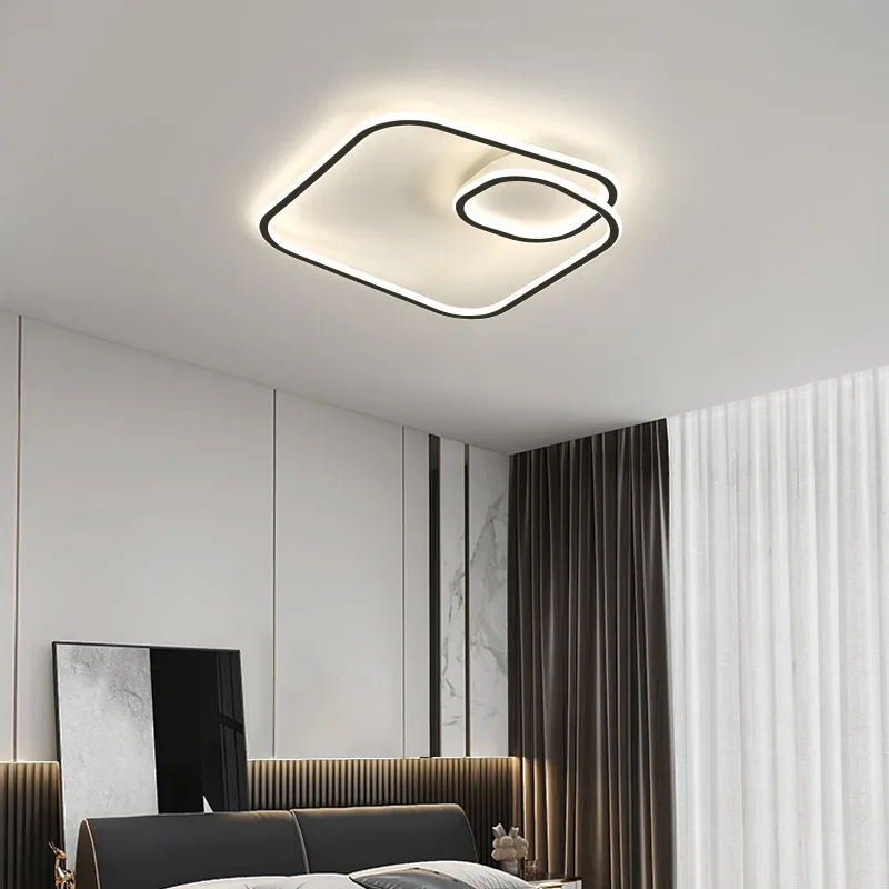 Plafonnier LED au Design Minimaliste Moderne, Éclairage d'Nik, Luminaire Décoratif de Plafond, Idéal pour une Salle à Manger ou une Chambre à Coucher