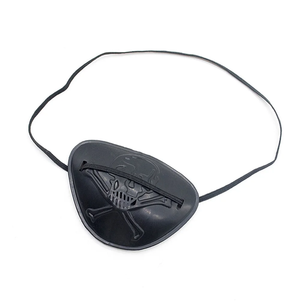 

Pirate Eye Props 4 Patterns Skull Black Smooth Elastic Fit Adult Kids Halloween Eye Patch Halloween Costume Accessories