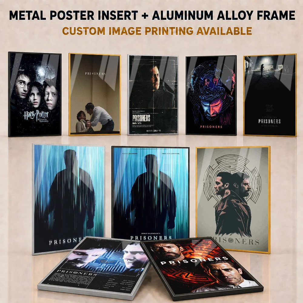 Prisoners Framed Aluminum Metal Poster Customized Bold Psychological Thriller Tribute Wall Art For Media Room Drama Lover Gift