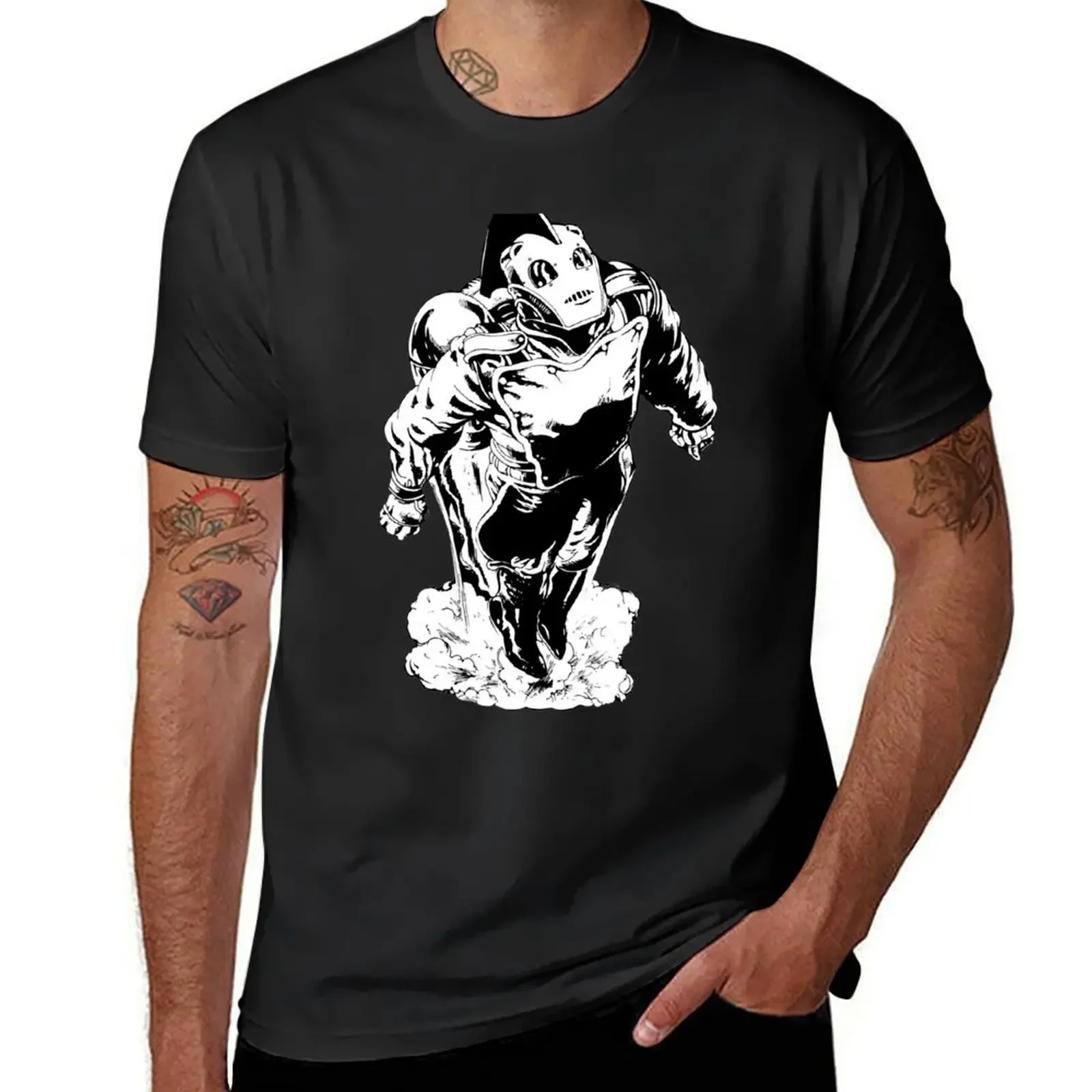 The Rocketeer T-Shirt custom shirt oversized t shirt mens t shirt