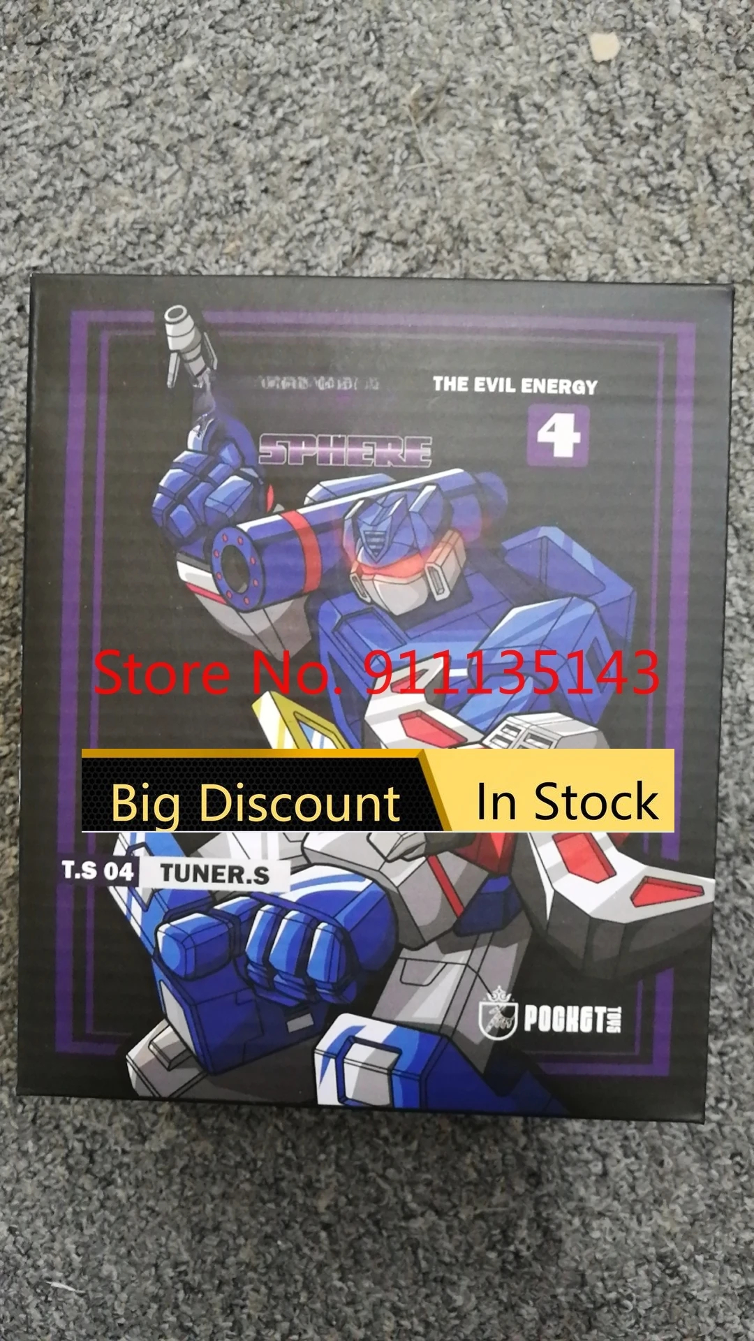 

Pockettoys Pt04 PT-04 Soundwave In Stock