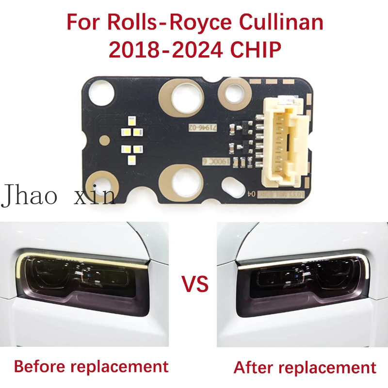

For Rolls-Royce Cullinan 2018-2024 Car Headlights DRL CHIP Circuit Board Ballast Light Source Board Chip Module White Angel Eyes