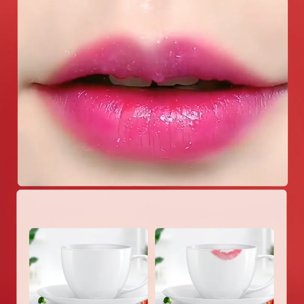 For For YANQINA Moisturizing Lipstick Blue Rose Color Changing Long Lasting Waterproof Non Sticky Lip Makeup Beauty Products