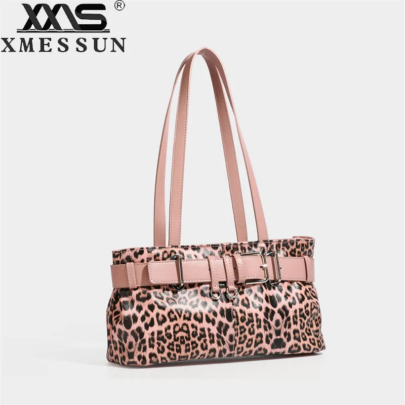 Fashion New Leopard Print Tote Bags For Women,2026 Luxury Designer Underarm Bag Purse PU Printing Large capacity Shoulder Bag