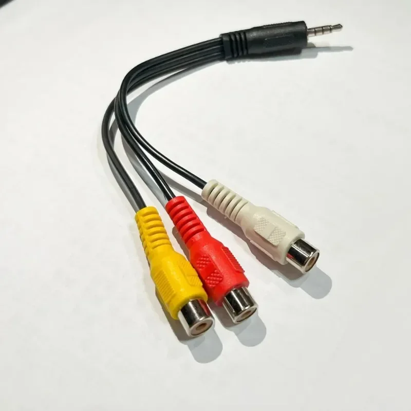 

3RCA «мама» 3,5 мм «папа» Разъем «папа» на 3 RCA Кабельный адаптер Удлинитель 3,5–3 RCA «мама» Аудио-видео AV Провод Шнур