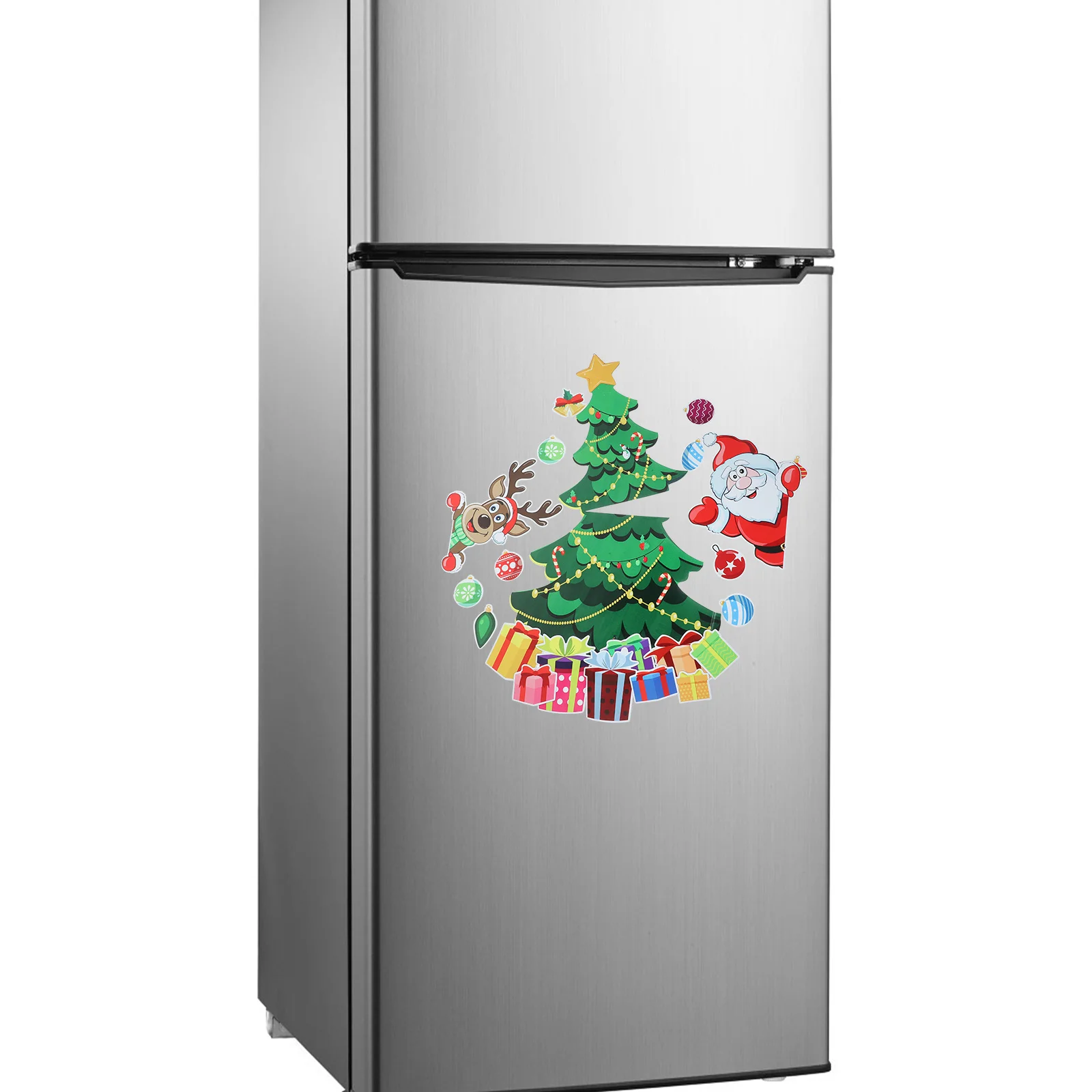 

Christmas Tree Magnetic Fridge Stickers Decorative Refrigerator Magnets Holiday Home Kitchen Decor Xmas Supplies