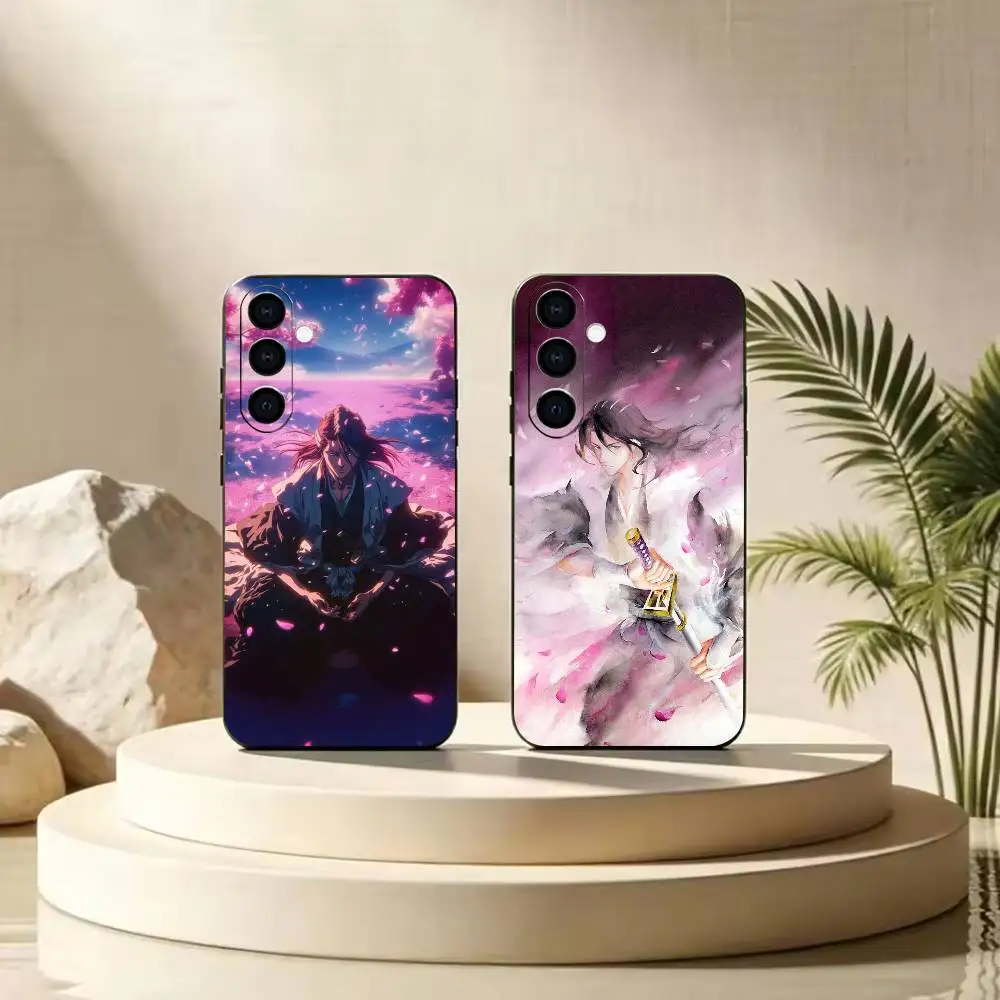 Bleach Kuchiki Byakuya  Black Soft Silicone Phone Case For Samsung Galaxy A71 A72 A73 A51 & Other Related Models