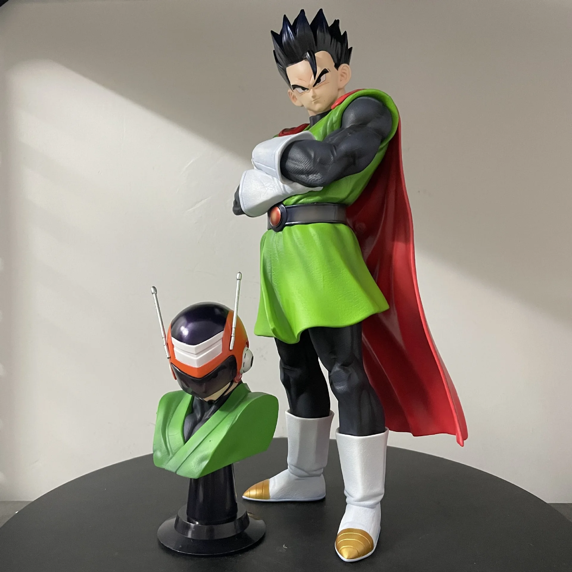 

33cm/13 in Anime Dragon Ball Characters Superman Gohan Double Head PVC Action Figure Figurine Model Collection Decoration
