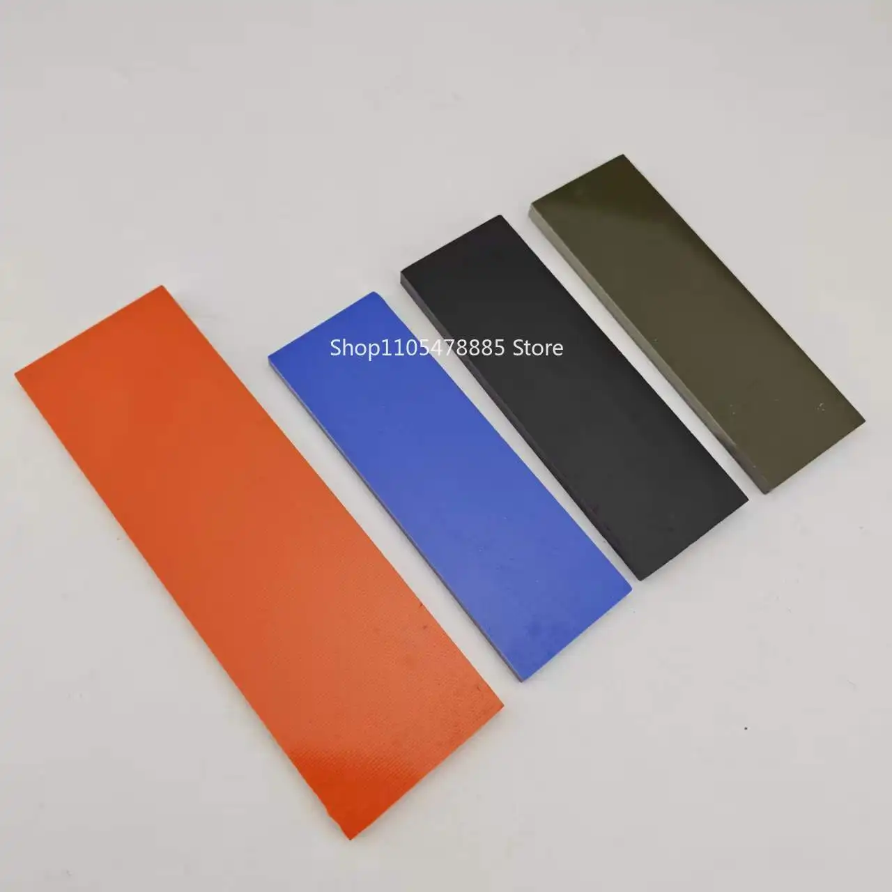 4 Colors 1PC G10 Composite Material Handle Accessories Material G10 Material Knife Shank for DIY Knife Grip Making120x40x6/5MM