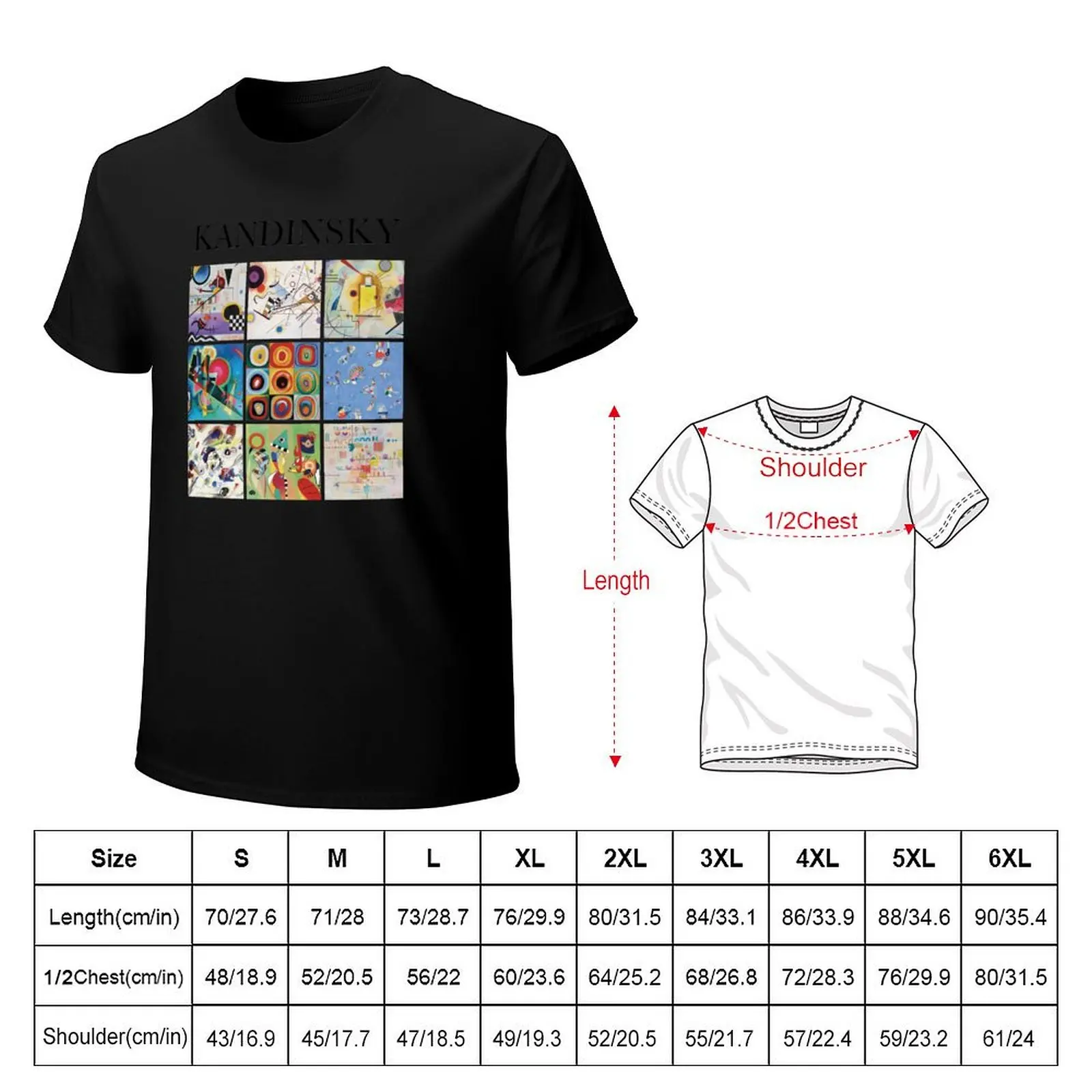 Kandinsky - Collage T-Shirt man t shirt luxury T-Shirt