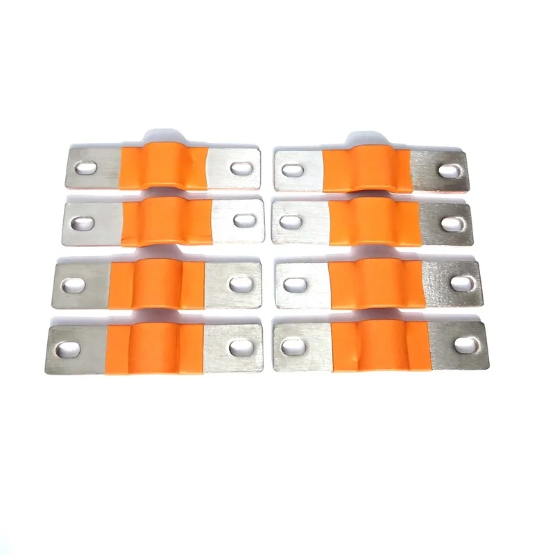 8 Stuks 3Mm Dikke Flexibele Rail M6 Berichten Bandjes 74Mm Gat Centrale Toonhoogte Connector Clip Contact Voor LiFePO4 280Ah Batterij Cellen