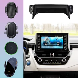 For Toyota corolla 2019-2022 Phone Holder Dual Bracket Base Car Magnet Wireless Charging Stand Car Mobile Phone Mount MagSafe