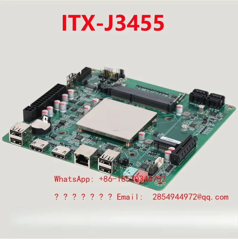 J3455 ITX NAS Main Board 2.5G Network Port 4sata,,