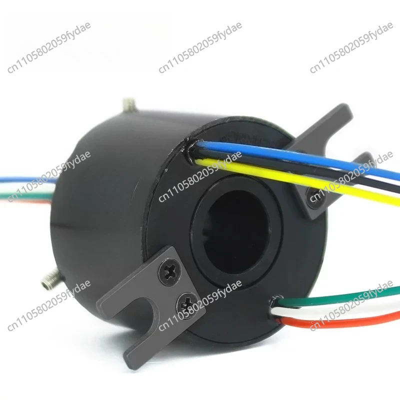 High-Speed Slip Ring with 6-Channel and 12-Channel 5A Current Cables 1000 RPM 360° High-Speed Rotating Conductive Ring