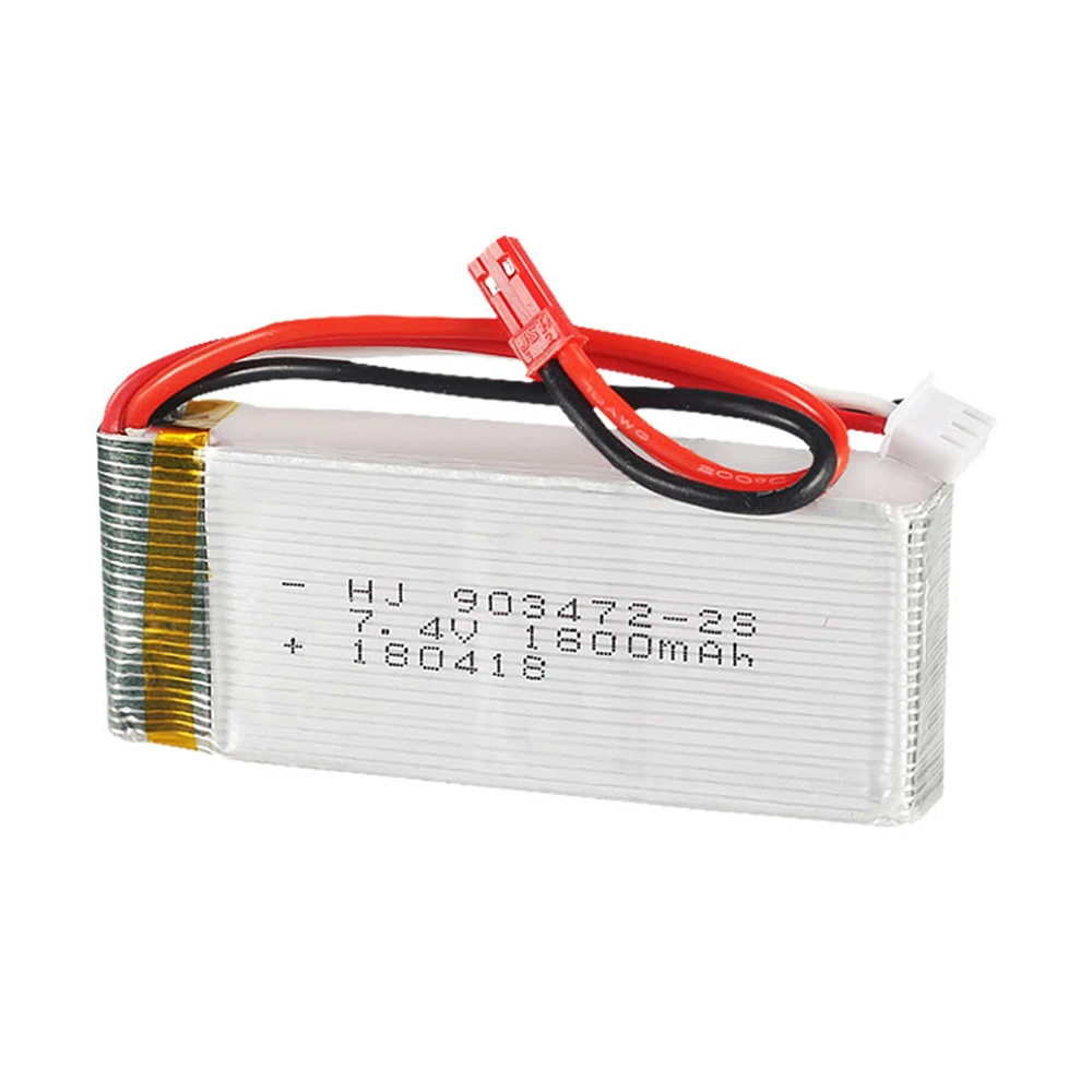 7.4V 1800mAh 2S 903472 Lipo Battery For WLtoys L959 L969 L979 L202 L212 Remote control cars Huanqi 955 RC boat 7.4 V Battery 20C