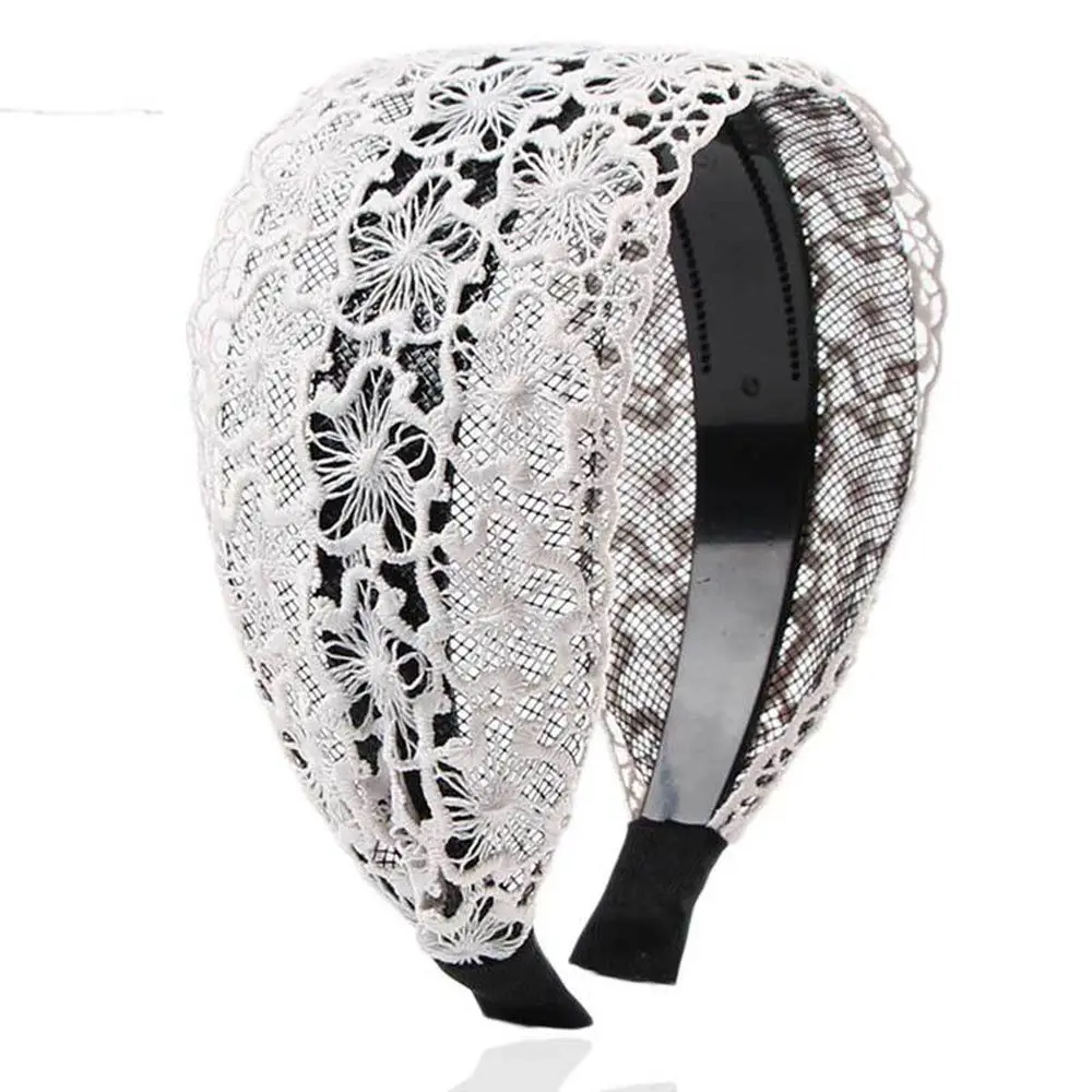 

Exquisite Headwear Makeup Flower Wash Face Girls Korean Style Headband Women Hairband Lace Hair Hoop Hair Accessories