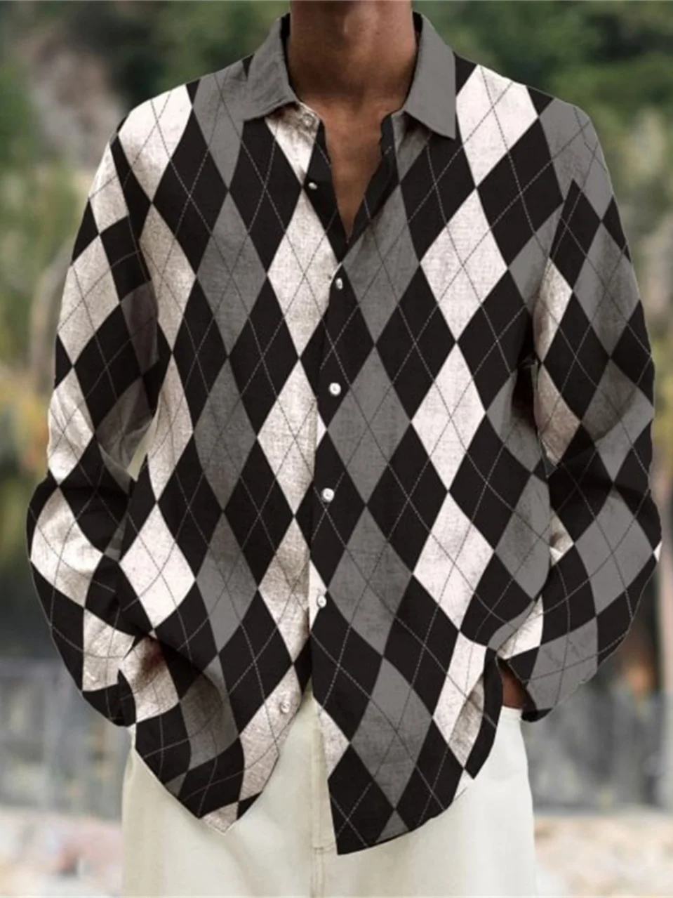 

Men's Printed ort Sve irt Bule Design Casual Faionable Summer Youth Slim Fit European Sle Regular Thin