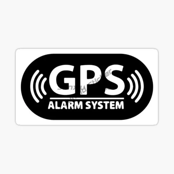 Warning GPS Tracking Anti Theft Vehicle Security System Sticker Alarm Car Window Decal Truck Waterproof Car Reflective Stickers