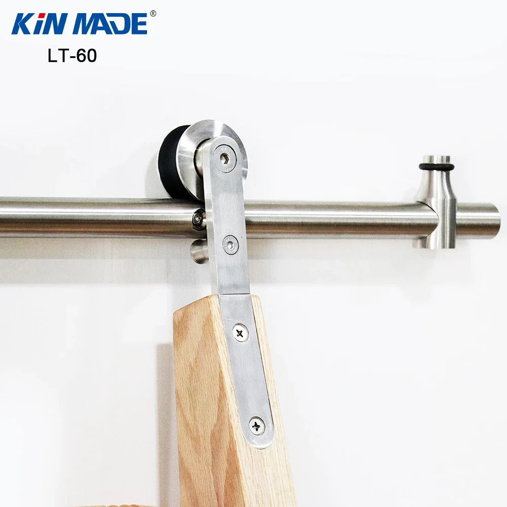 Kinmade Stainless Steel Round Tube Sliding Ladder Hardware Library Ladder Track Kit