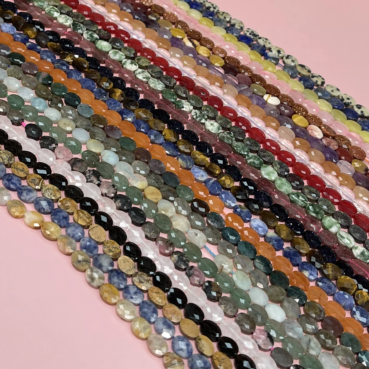 DIY-Isolationsperlen, Naturstein, goldene Sandperlen für die Schmuckherstellung, DIY-Halsketten, Armbänder, Ketten, Ohrringe, Accessoires – Detail 5