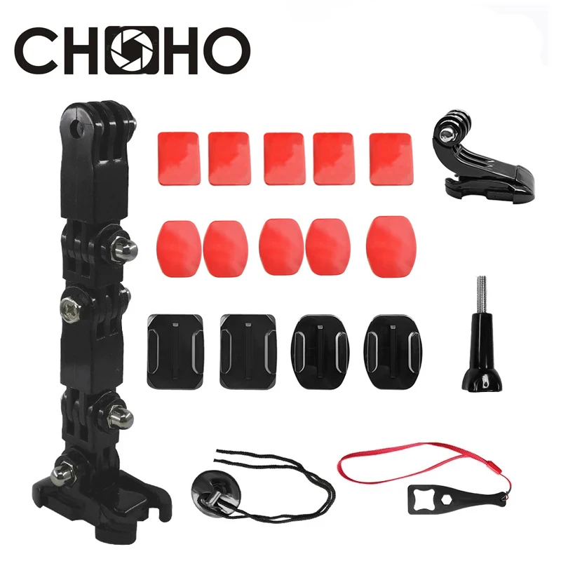 Regulacja podstawy do gopro hero 13 12 11 Insta360 X4 DJI OSMO Kamera akcji Pasek na kask Akcesoria do mocowania podbródka