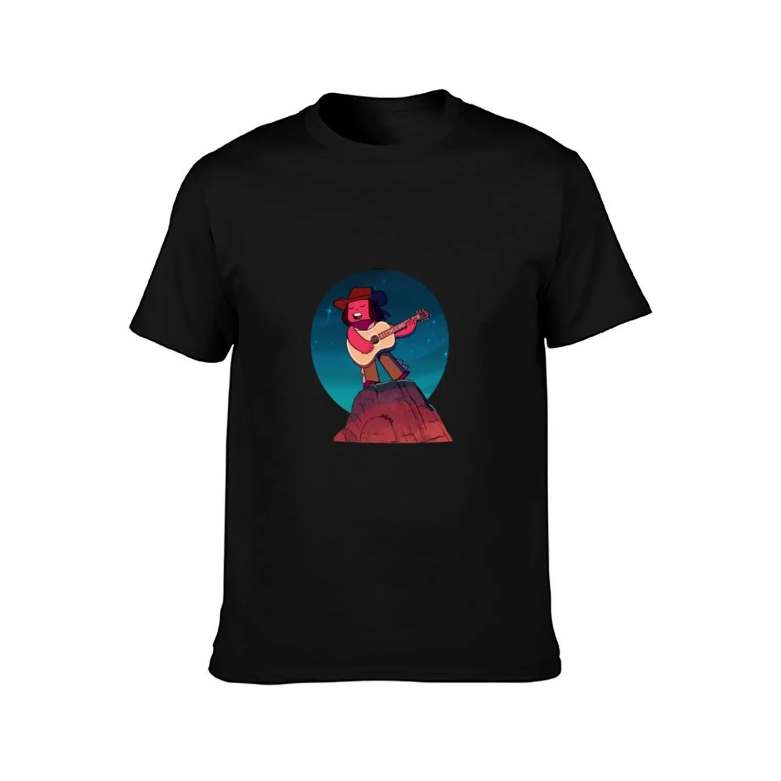 Ruby Rider T-Shirt, Summer Casual Cotton Tee, Oversized Streetwear Tops, Vintage Graphic Print, Loose Fit Short Sleeve