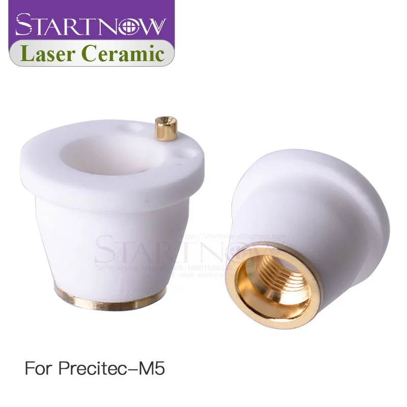 Startnow Laser Ceramic Ring For Precitec 2.0 KT XB P0595-94097/M5/6 RAYtools 3D WSX 15.6/19.5mm Laser Head Nozzle Holder Parts