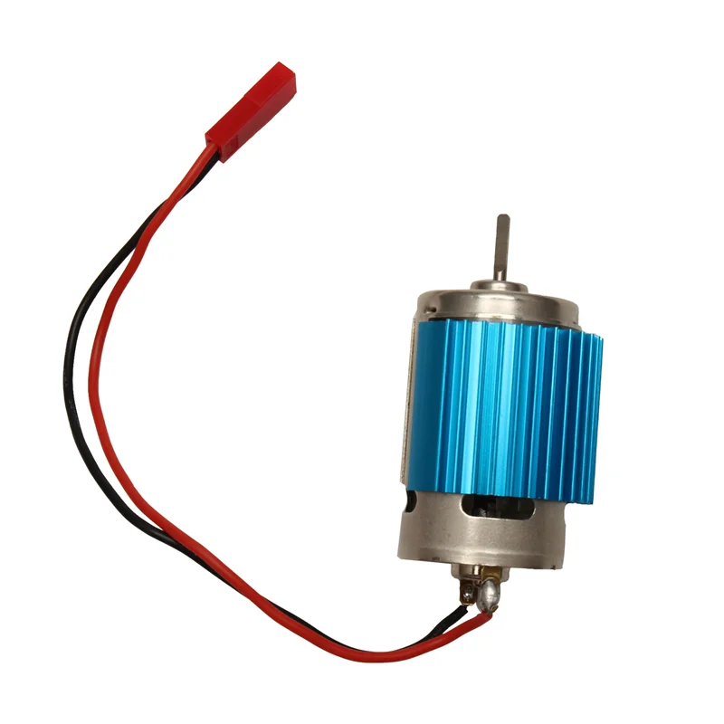 A37T-матовый электродвигатель RC 380 с разъемом JST и радиатором для моделей радиоуправляемых автомобилей Traxxas 7075 Titan, универсальный